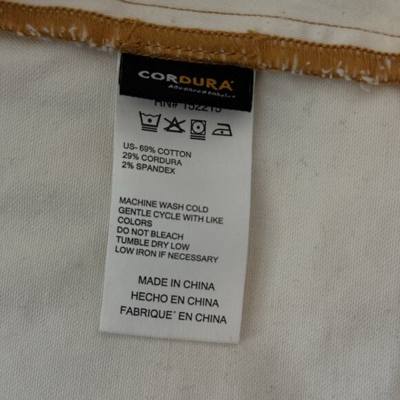 ATWYLD Heavy Canvas Cream Motorcycle Jacket Size Medium Women EUC Cordura Blend - Picture 5 of 9